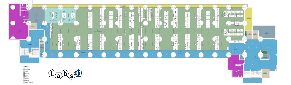 Vlekkenplan voorbeeld Labs31